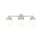 Z-Lite Vaughn Vanity, 3-Light, 7.75 In.W x 22.5 In.L x 9.5 In.H, Brushed Nickel/Matte Opal 735-3V-BN - alternate 7